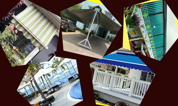 bạt che mưa di động