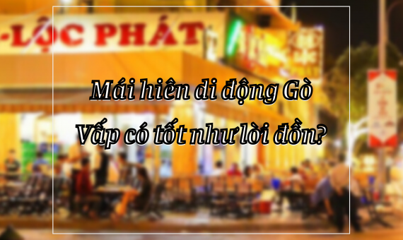 Mái hiên di động Gò Vấp